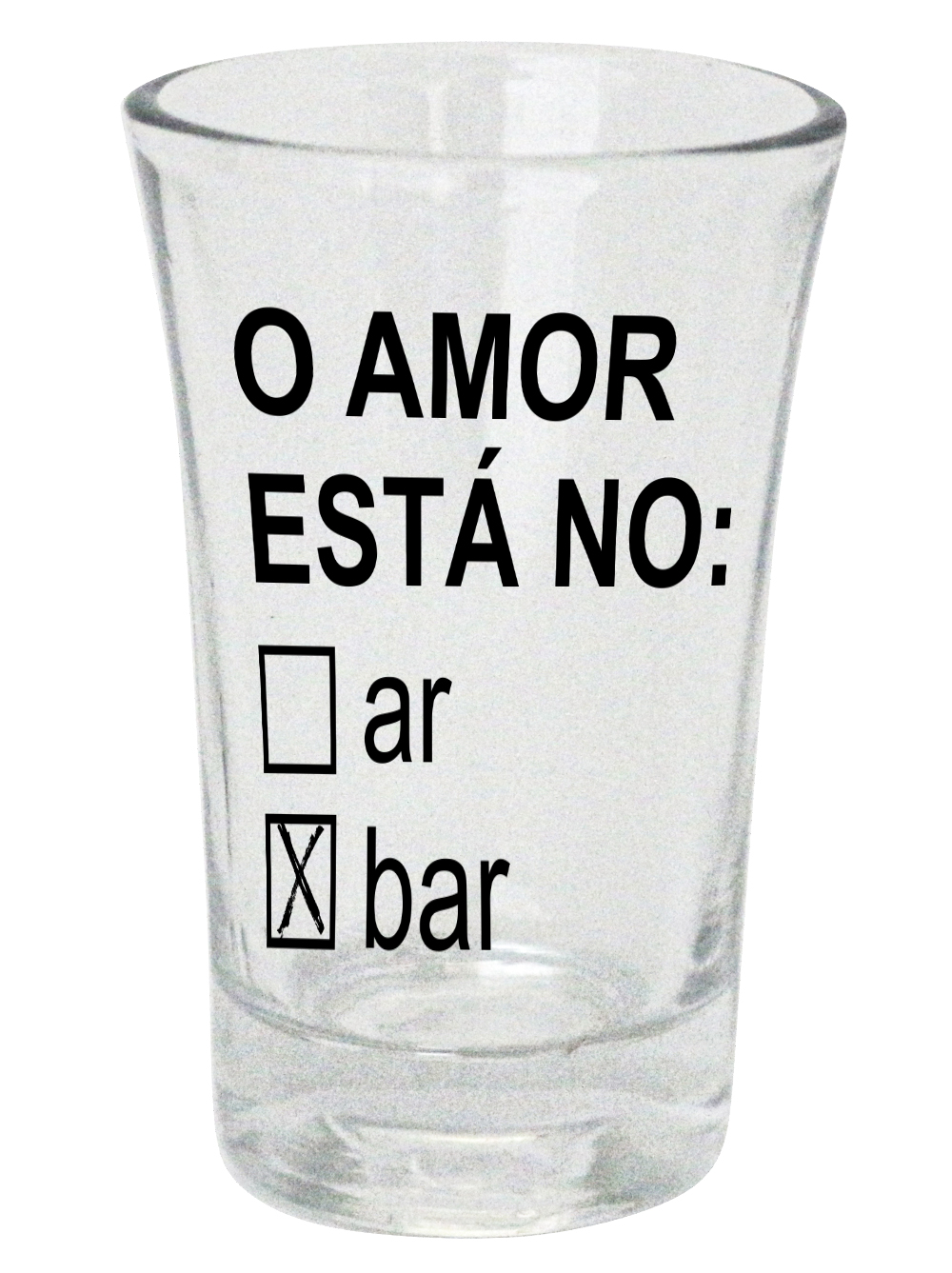 Copo shot — O amor está no bar