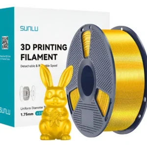 Sunlu Filamento Pla+ Silk Ouro Claro 1kg