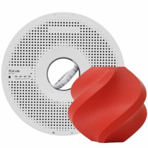Filamento Bambu Lab P/ Impressora 3D PLA LITE Vermelho