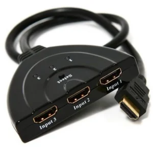 Switch HDMI 3 entradas 1 saída 1.3V 3D 1080P