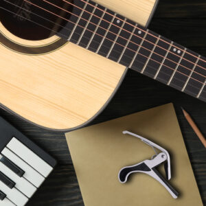 Capotraste para Violão em Alumínio - Prata