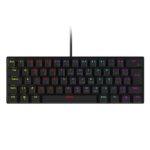 Teclado Mecânico 60% Vinik Anihi Black - Switch Blue - LED Rainbow