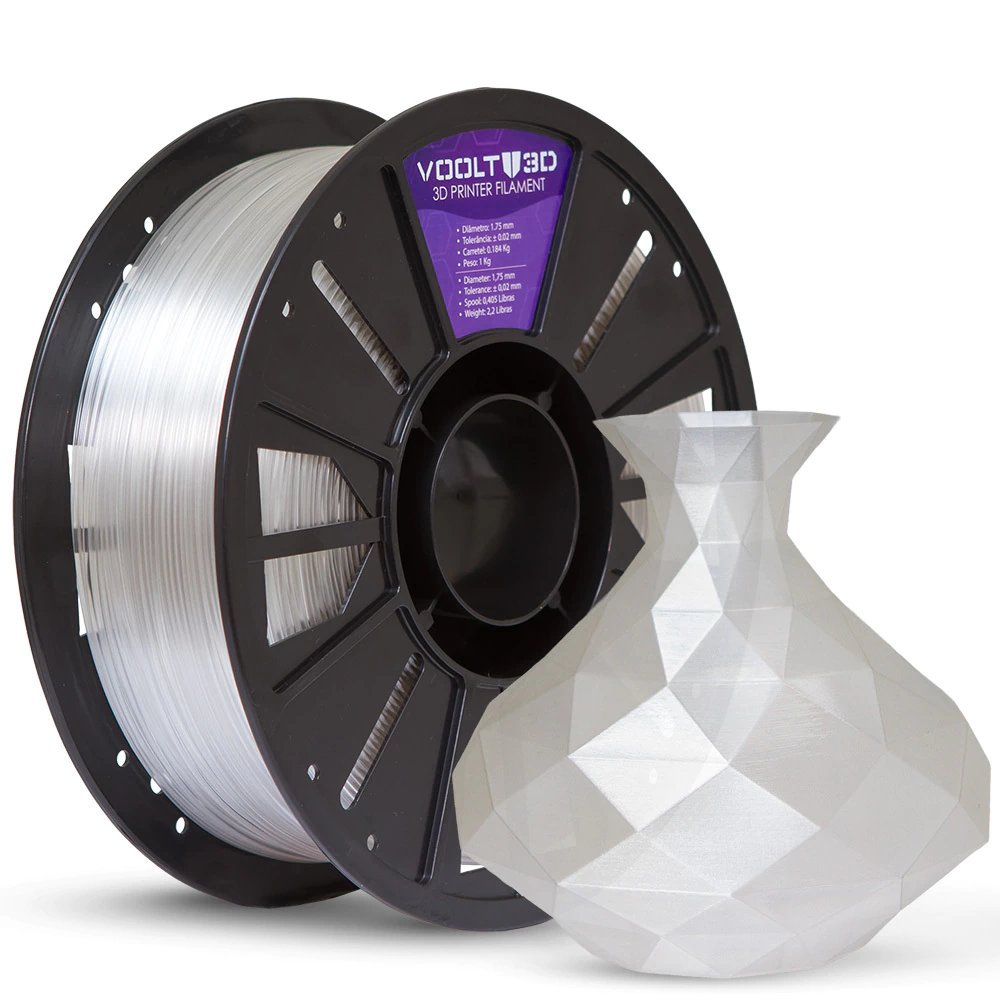 Filamento PETG HF Natural Translucido - 1kg