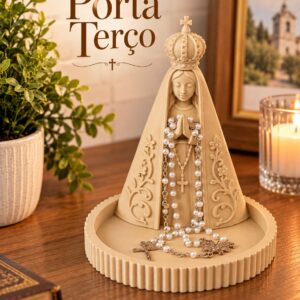 Porta-Terço Nossa Senhora Aparecida – Impressão 3D em PLA