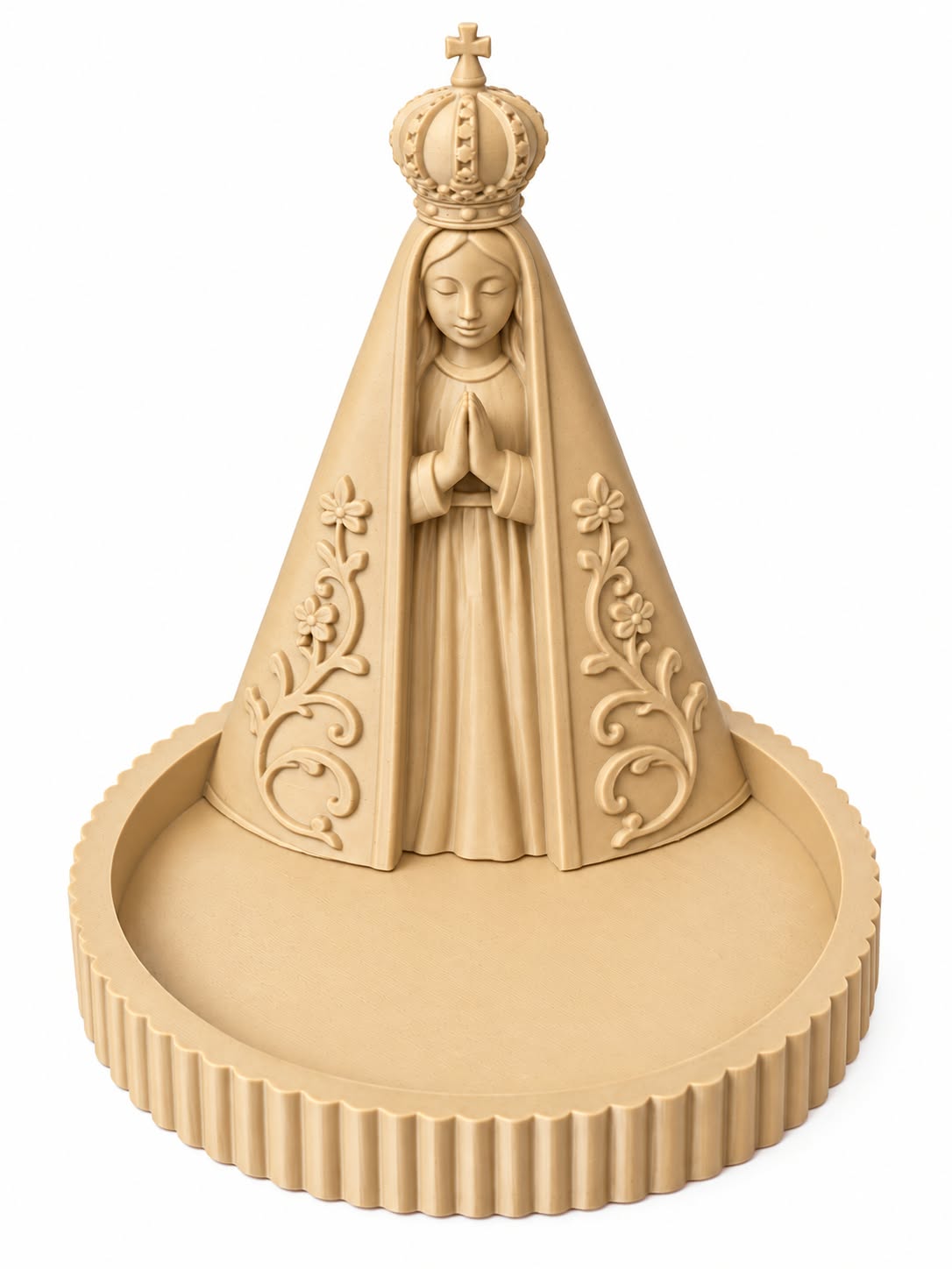 Porta-Terço Nossa Senhora Aparecida – Impressão 3D em PLA - Imagem 3