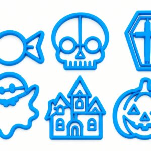Kit Cortadores de Biscoito Halloween – Impressão 3D em PLA